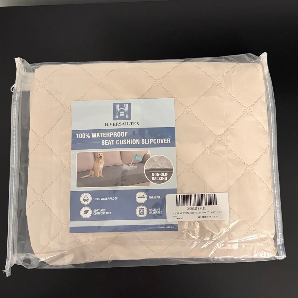 Waterproof Dog Sofa Cover - Ivory
